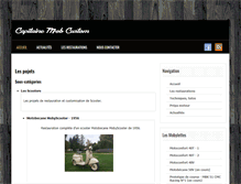 Tablet Screenshot of capitaine-mob-custom.com